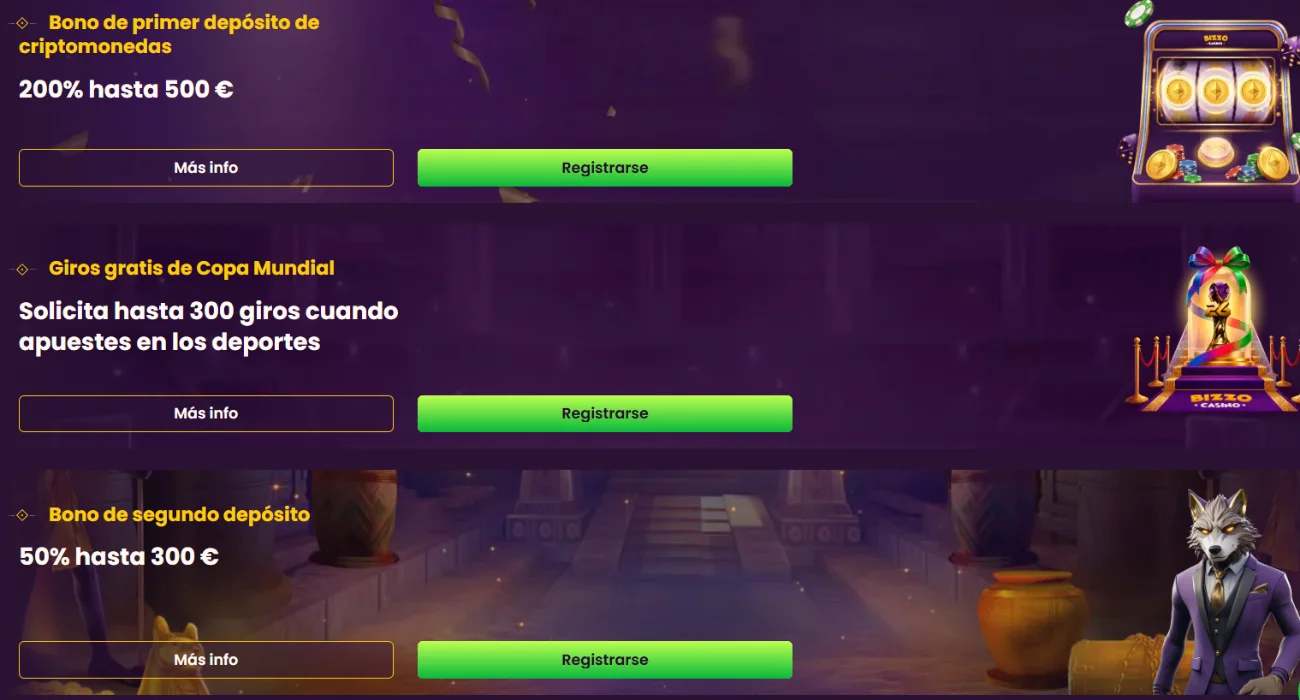 Bizzo Casino Promociones y Bonos Deportivos